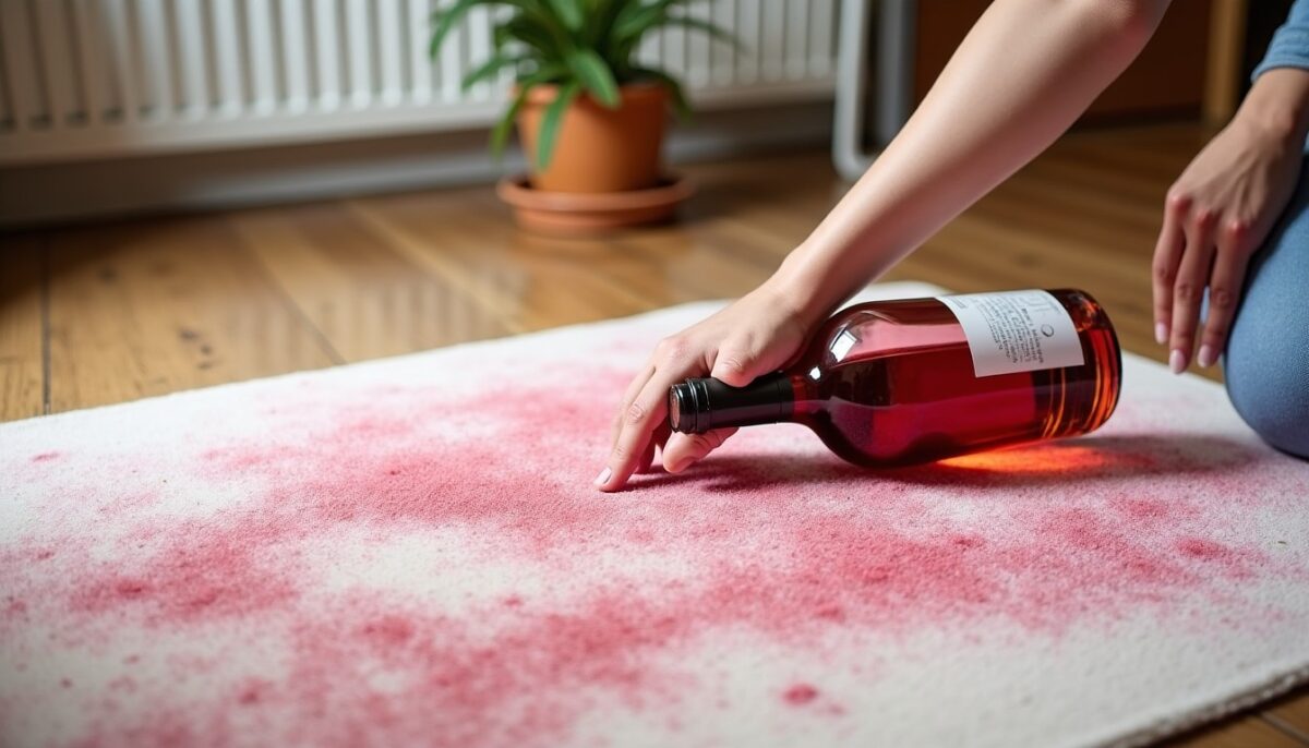 Comment éliminer les taches de vin sur votre tapis : astuces efficaces pour le rendre comme neuf